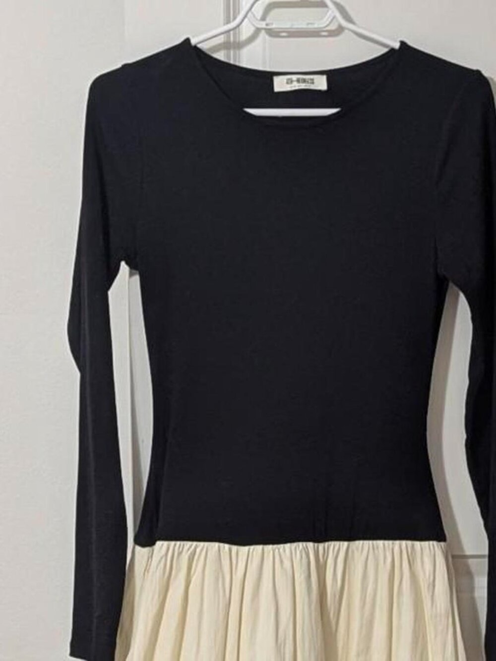 4th & Reckless Women's Black and Cream Dress - Picture 2 of 8